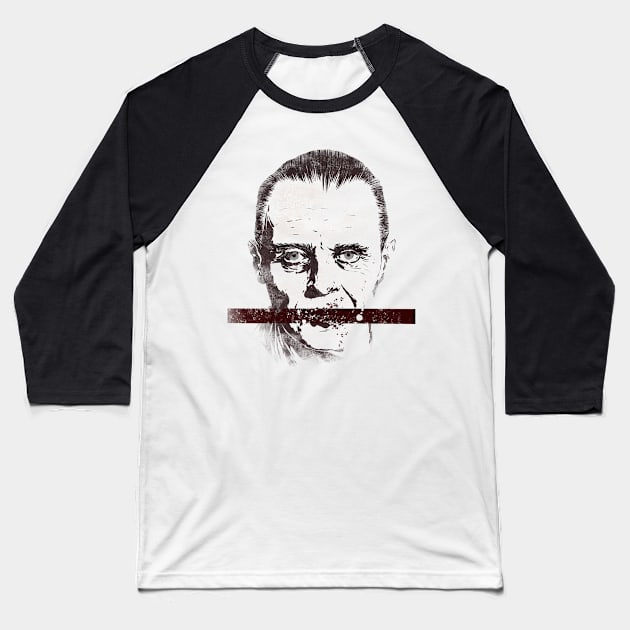 hannibal lecter Baseball T-Shirt by Kotolevskiy